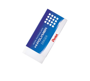 Gumka ołówkowa biała mała Hi-Polymer ZEH05