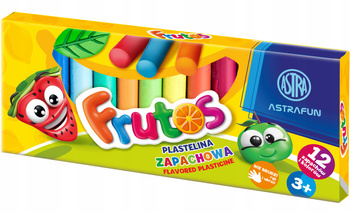 Plastelina zapachowa ASTRA FRUTOS - 12 kolorów