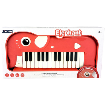 PIANINKO SŁONIK EDUKACYJNE INTERAKTYWNE MUZYCZNE ZABAWKA DLA DZIECI DŹWIĘKI