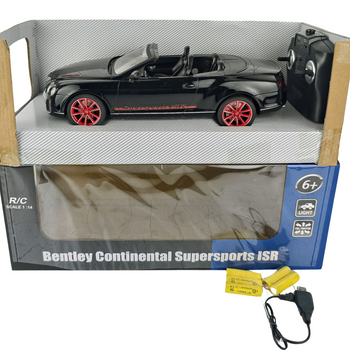BENTLEY CONTINENTAL CABRIO SAMOCHÓD ZDALNIE STEROWANY RC AUTO NA PILOTA