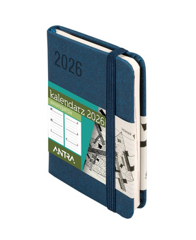 Kalendarz 2026 Awangarda A7 TDW granatowy