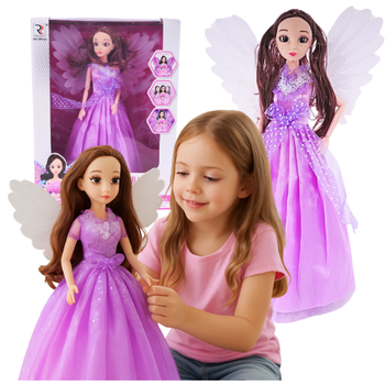 Interaktywna Lalka Księżniczka Tańczy Śpiewa LED Efekty Dźwiękowe Prezent