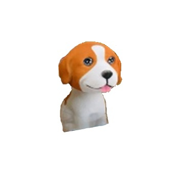 Piesek kiwający głową figurka samochodowa dekoracja 10cm realistyczny