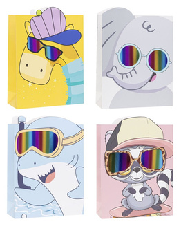 Torebki prezentowe TD-24139-HS-A4 wzór dziecięcy 12 sztuk