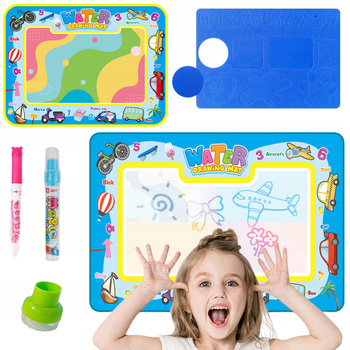 Magiczna Mapa Do Malowania Wodą Water Printing Map Prezent Dla Dzieci