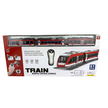 Kolejka Elektryczna Na Pilota Z Dźwiękiem I Światłem Zabawka Dla Dzieci