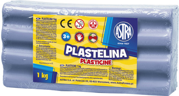 Plastelina Astra 1 kg błękitna