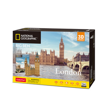 CUBIC FUN PUZZLE 3D NATIONAL GEOGRAPHIC BIG BEN