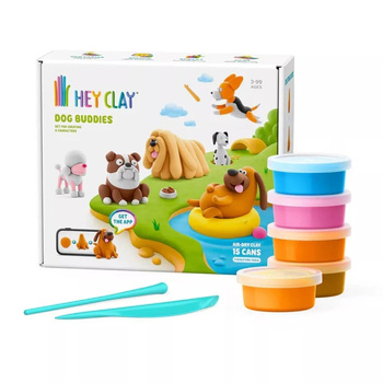 Hey Clay - Zestaw Psi Przyjaciele 15pak TM Toys