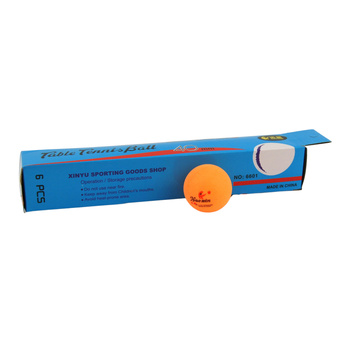 Piłeczki do ping ponga pomarańczowe wysokiej jakości trwałe 1 sztuka