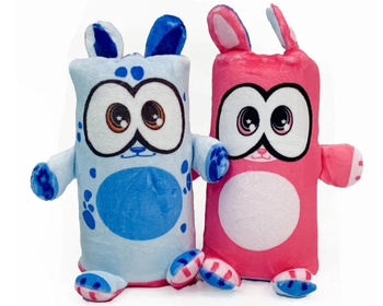 Dublusie dwustronne maskotki Pies Kot EPEE