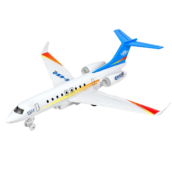 SAMOLOT METALOWY ŚWIATŁO I DŹWIĘK 2 WZOR