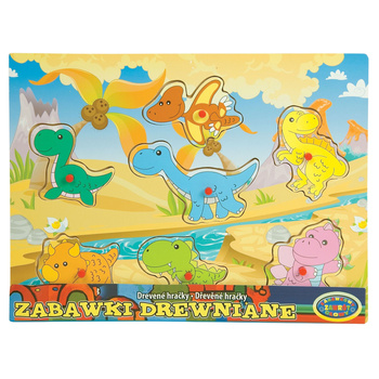 Układanka Drewniana Edukacyjna Pojazdy Dla Dzieci Puzzle Sorter Prezent