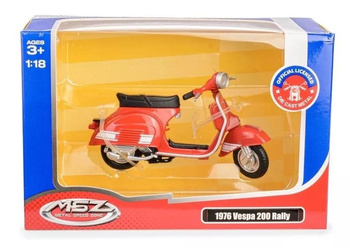 MSZ 1:18 1976 Vespa 200 Rally/67709/red Daffi