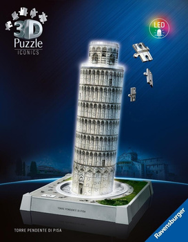 Puzzle 3D Iconics Krzywa Wieża w Pizie Ravensburger