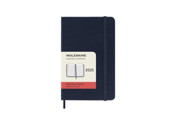 Kalendarz 2025 12M Moleskine P dzienny Sapphire Blue 9x14