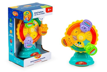 Karuzela zwierzakowa z przyssawką Dumel