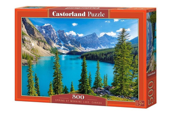 Puzzle 500 Spring at Moraine Lake, Canada CASTOR Castorland