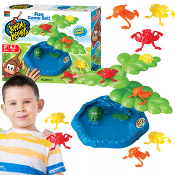 Gra Zręcznościowa Skaczące Małpki Kolorowe Figurki Zestaw Dla Całej Rodziny