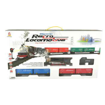 Kolejka Na Baterie Z Torami Dla Dzieci Pociąg Zestaw Prezent Zabawka