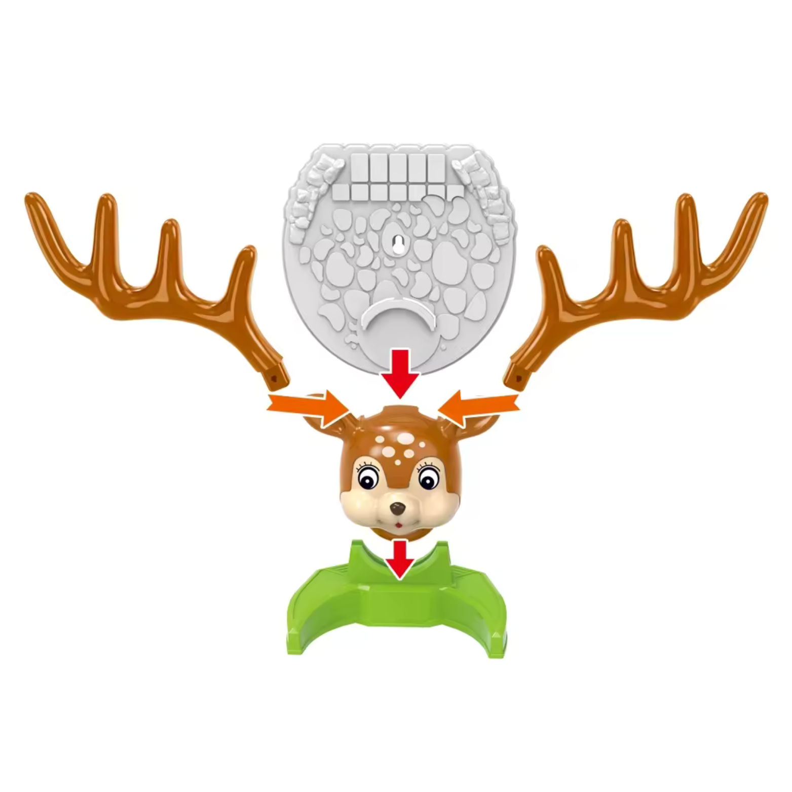 Traf Do celu Gra Zręcznościowa Składany Jelonek Jeleń Obręcze Klepsydra