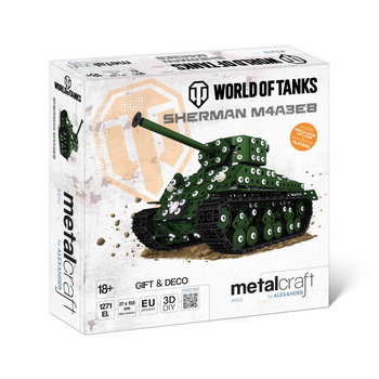 Czołg Sherman M4A3E8 Metalcraft World of Tanks