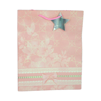 Torba prezentowa ozdobna średnia wielokrotnego użytku na prezent