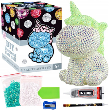 Wyklejanka Malowanie Diamentami Zestaw Artystyczny Figurka Prezent Dla Dzie