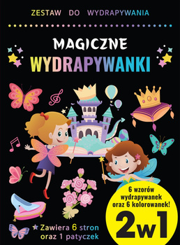 Wydrapywanka 6 kartek dla dziewczynek