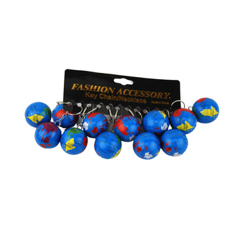 BRELOCZKI ZAWIESZKI BRELOK NA KLUCZE DO KLUCZÓW ZESTAW GLOBUS ZIEMIA 12 SZT