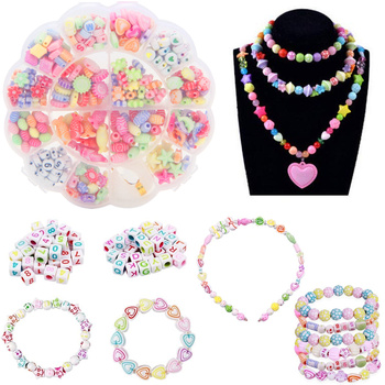 KORALIKI DO NAWLEKANIA KWIATEK ZABAWKA DLA DZIECI