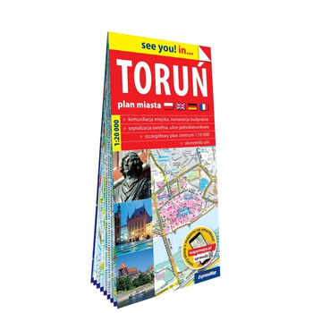 Toruń plan miasta 1:20 000 papier 2023