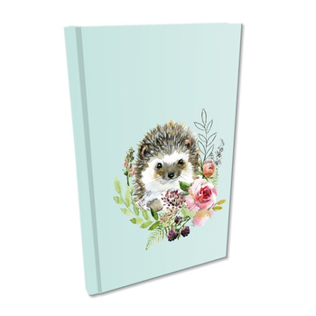 Notes A5 kratka Soft Touch Woodland Jeż