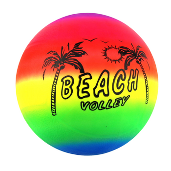 Piłka plażowa dmuchana kolorowa do zabawy na plaży i basenie