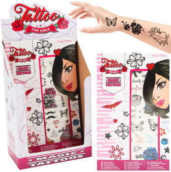 Tatuaże dla dziewczynek zmywalne zestaw kreatywny zabawka dla dzieci