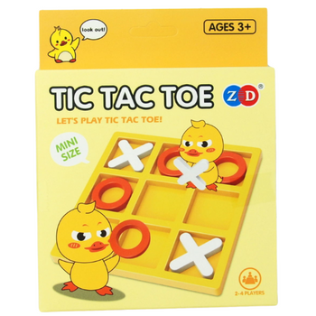 Gra Kółko i Krzyżyk Drewniana Klasyczna Zabawa dla Dzieci i Dorosłych