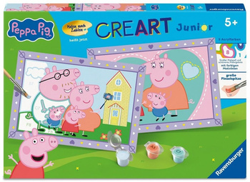 Creart dla dzieci Junior: Świnka Peppa Ravensburger