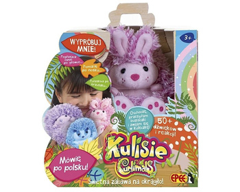 Kulisie - plusz interaktywny różowy Królik EPEE