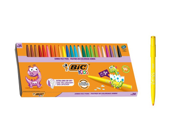 Flamastry BIC Kids Visacolor XL ECOlutions 24szt.