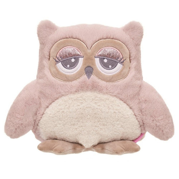 Sowa Abby różowo-kremowa 23cm Beppe