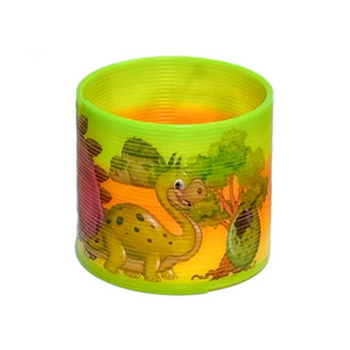 Sprężyna Dinozaur Zabawka Edukacyjna Prezent Dla Dzieci Zestaw 18 Sztuk