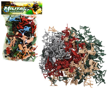 Zabawka żołnierze zestaw 78 elementów dla dzieci do zabawy edukacyjnej