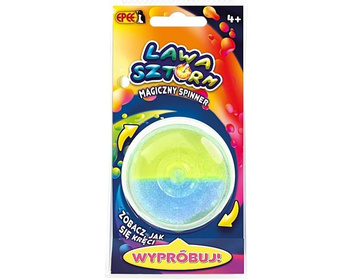 Magiczny spinner Lawa Sztorm niebiesko-żółty EPEE
