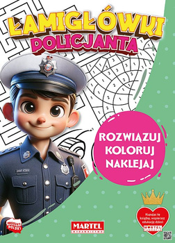 Łamigłówki policjanta + naklejki