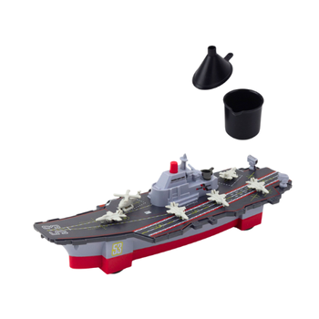 STATEK LOTNISKOWIEC PRYSKAJĄCY WODĄ