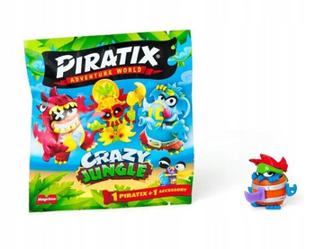 Piratix Crazy Jungle saszetka z figurką i akcesorium 1szt.mix
