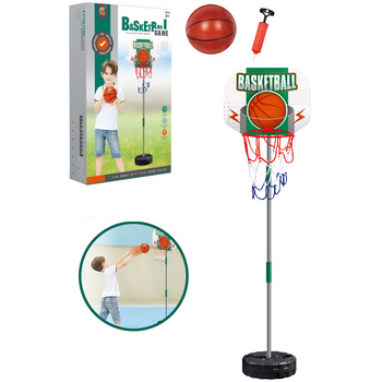 ZESTAW DO GRY W KOSZYKÓWKĘ DUŻA KOSZYKÓWKA TABLICA KOSZ PIŁKA POMPKA Z IGŁĄ
