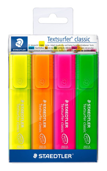 Zakreślacz Textsurfer classic 4 kol neon Staedtler