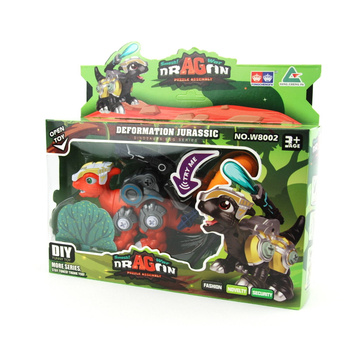 Dinozaur do skręcania edukacyjny zestaw kreatywny w pudełku dla dzieci