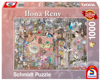 Puzzle 1000 PQ Różowe piękno I. Reny 110819